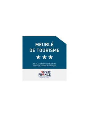 Certificat, récompense, panneau ou autre document affiché dans l'établissement Gîte La Vie Verte - Gîte charmant 3 etoiles classé Meublé de Tourisme
