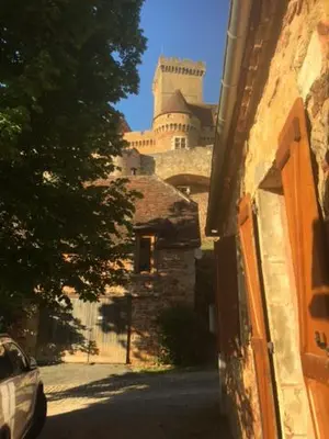 Plan de l'établissement Maison de tuiles au pieds du château de Castelnau