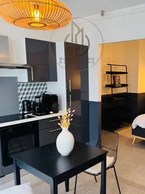 Cuisine ou kitchenette dans l'établissement Le cozy, Limoges