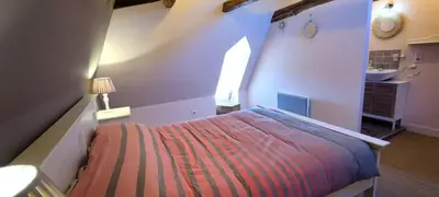 Un ou plusieurs lits dans un hébergement de l'établissement Maison Haute-Vue