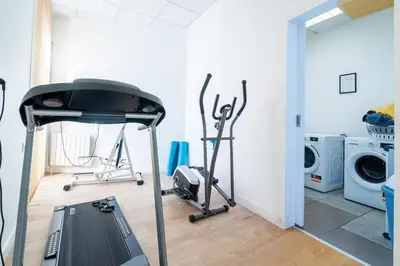 Salle ou équipements de sports de l'établissement Le Petit Nid en Haut, en duplex