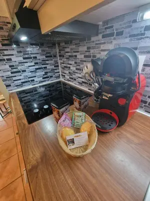 Cuisine ou kitchenette dans l'établissement Chez Anne 