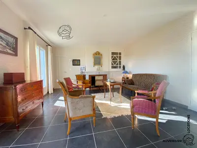 Coin salon dans l'établissement Villa Catherine