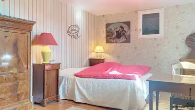 Un ou plusieurs lits dans un hébergement de l'établissement Villa Catherine