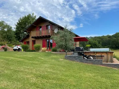 Jardin de l'établissement Chalet Enchante Nature