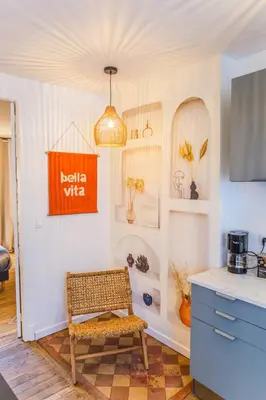 Cuisine ou kitchenette dans l'établissement Dolce Dali - 1 Piece