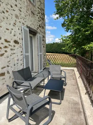 Balcon ou terrasse dans l'établissement La Chatelleraie