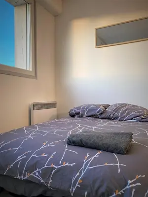 Un ou plusieurs lits dans un hébergement de l'établissement Appartement double à Limoges