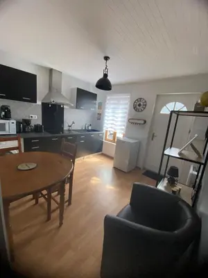 Cuisine ou kitchenette dans l'établissement Appartement F1