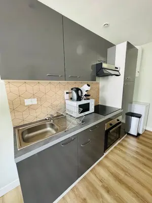 Cuisine ou kitchenette dans l'établissement Le Gari, Limoges