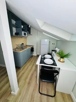 Cuisine ou kitchenette dans l'établissement la Baldi, Limoges