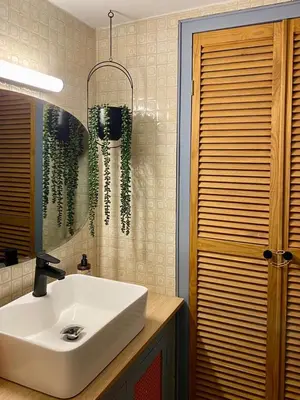 Salle de bains dans l'établissement Maison Honorine