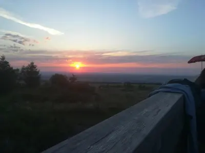 Lever ou coucher de soleil vu de l'appartement ou à proximité