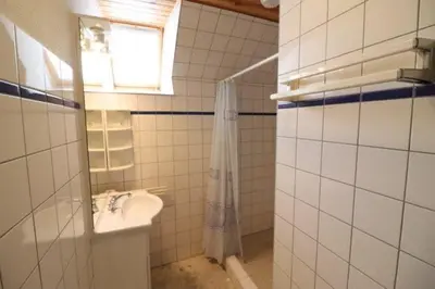 Salle de bains dans l'établissement Trésors de Lilain