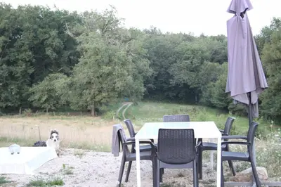 Jardin de l'établissement Écolodge Entre Nature & Silence Au Coeur du Quercy