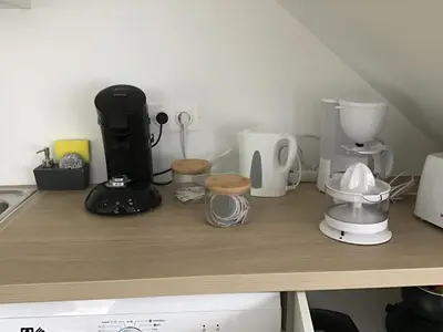 Plateau bouilloire dans l'établissement Appartement Sous les Etoiles pour 6 personnes