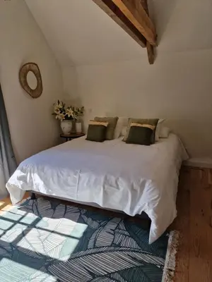 Un ou plusieurs lits dans un hébergement de l'établissement La Grange Périgord - Sarlat - Piscine privée