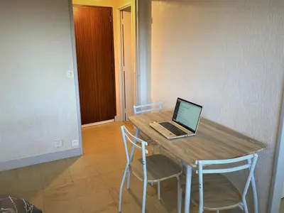 Télévision ou salle de divertissement dans l'établissement Appartement double à Limoges