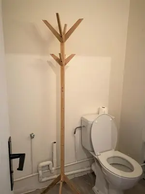Salle de bains dans l'établissement Appartement double à Limoges
