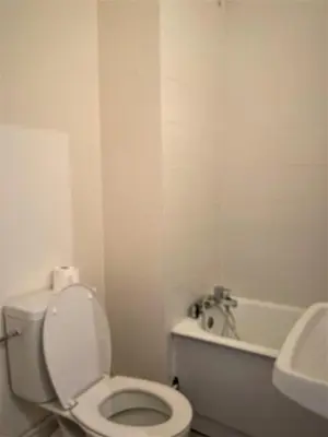 Salle de bains dans l'établissement Appartement double à Limoges