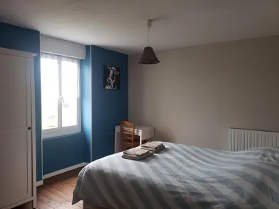 Un ou plusieurs lits dans un hébergement de l'établissement Maison de campagne Le Bouchatel
