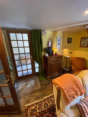 Coin salon dans l'établissement Loft Apartment at Moulin SAGE