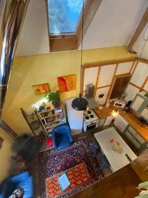 Coin salon dans l'établissement Loft Apartment at Moulin SAGE