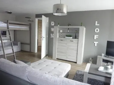 Cuisine ou kitchenette dans l'établissement Appartement pied des pistes