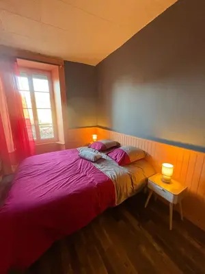Un ou plusieurs lits dans un hébergement de l'établissement La Flânerie Mauriacoise