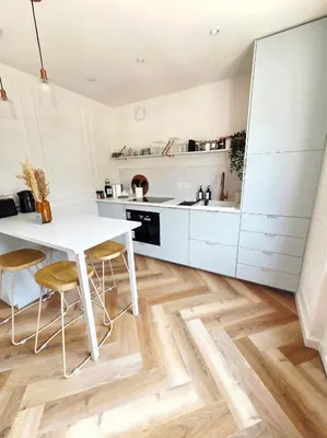 Cuisine ou kitchenette dans l'établissement Le Boudoir d'Elba - Balneotherapie & terrasse