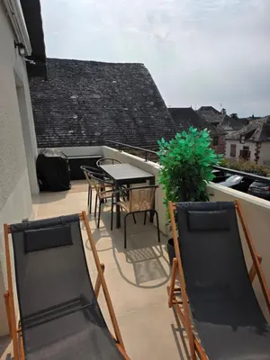 Balcon ou terrasse dans l'établissement Le Boudoir d'Elba - Balneotherapie & terrasse