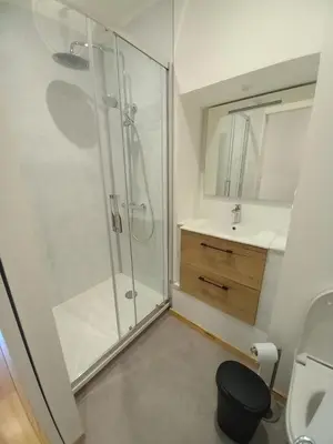 Salle de bains dans l'établissement Le duplex Cornadore
