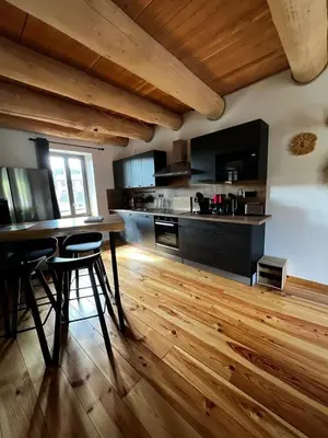 Cuisine ou kitchenette dans l'établissement A Thousand and One Bubbles