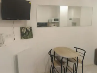 Cuisine ou kitchenette dans l'établissement Sasha2