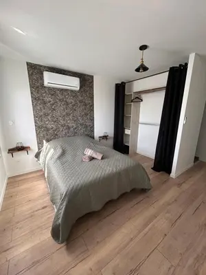 Un ou plusieurs lits dans un hébergement de l'établissement Agréable MAISON familiale - Terrasse - 4 Chambres - 2 SDB - Limoges