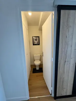 Salle de bains dans l'établissement Le renouveau