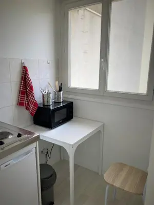 Cuisine ou kitchenette dans l'établissement Appartement double à Limoges