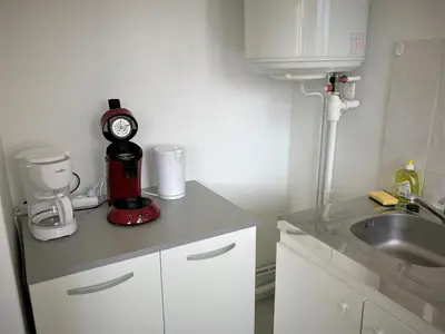 Cuisine ou kitchenette dans l'établissement Appartement double à Limoges