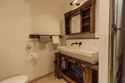 Salle de bains dans l'établissement Les 3 Clefs de Ga Ya - Bien-être & Spa privatif