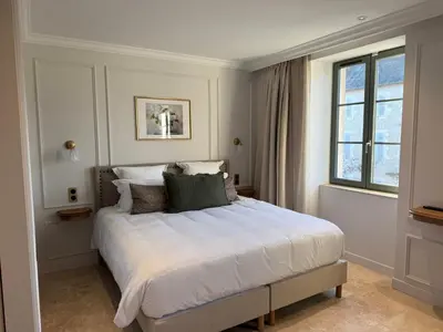 Un ou plusieurs lits dans un hébergement de l'établissement Hôtel Maison Turenne