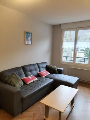 Coin salon dans l'établissement T3 Duplex Les Marmottes