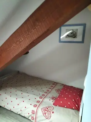 Un ou plusieurs lits dans un hébergement de l'établissement T3 Duplex Les Marmottes