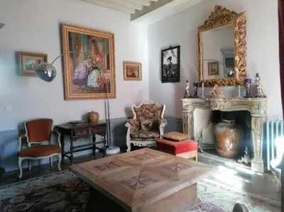 Coin salon dans l'établissement Le Lys bleu