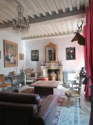 Coin salon dans l'établissement Le Lys bleu