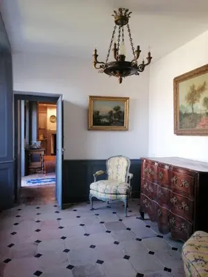 Coin salon dans l'établissement Le Lys bleu