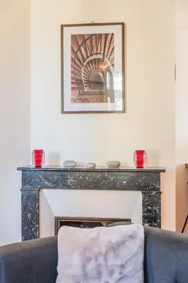 Coin salon dans l'établissement Dalissimo - 1 Chambre