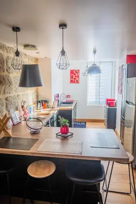 Cuisine ou kitchenette dans l'établissement Dalissimo - 1 Chambre