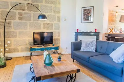 Coin salon dans l'établissement Dalissimo - 1 Chambre