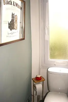 Salle de bains dans l'établissement Le Libération