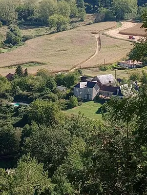 Paysage naturel près de la maison de vacances